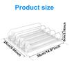 3/4 Grids Fridge Canned Beverage Organizer Spring Self-Sliding Soda Drink Can Dispenser for Kitchen Refrigerators Storage Shelf