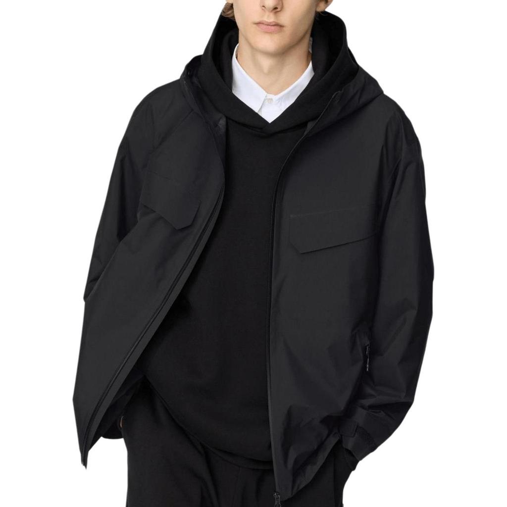 Uniqlo X Clare Waight Keller C Series FW25 Windbreaker Hooded Zipper Pocket Elastic Cuff Solid Loose Jacket Unisex jackets 481044-09