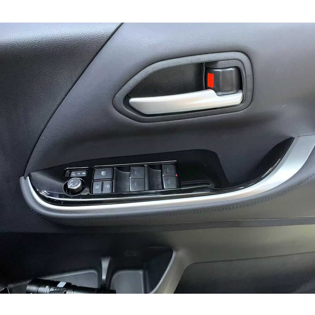 RUIQ Toyota New 90 Series 2022 Interior Door Window Button Switch Panel Cover Specially Designed for Toyota 90 Voxy/Noah (January Onwards) Garnish,