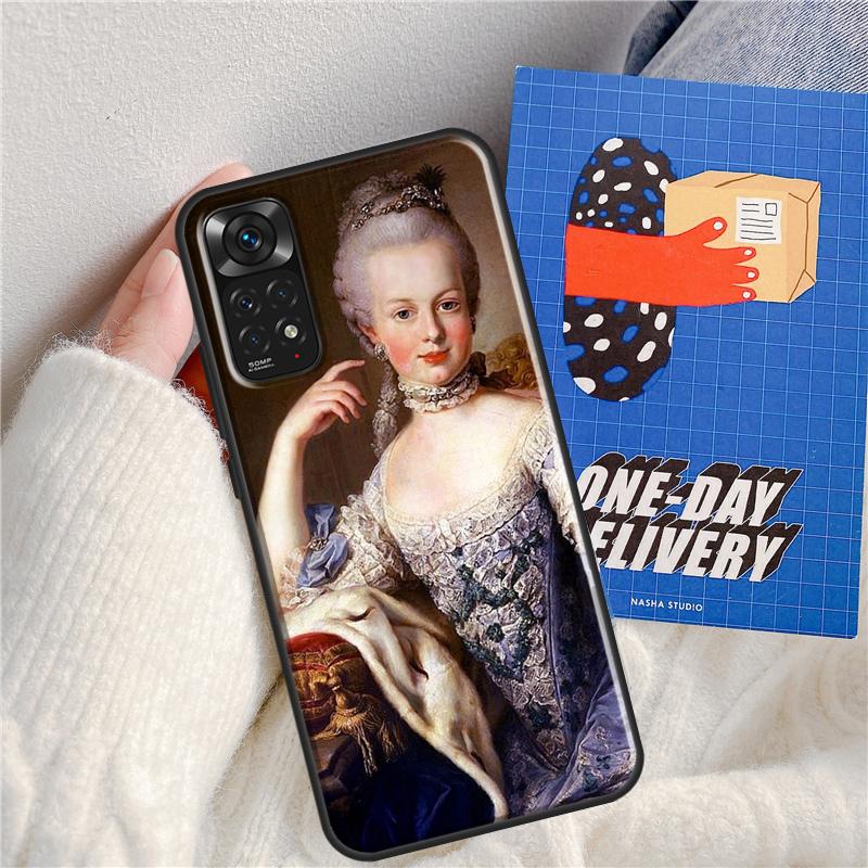 Marie Antoinette Case For Xiaomi Redmi Note 12 Pro 8 9 10 11 Pro Note 12S 10S 11S 9S 9C 10A 10C 12C Cover