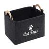 Toy Dog Basket Pet Storage Box Bin Organizer Toys Cat Accessory Container Bins Felt Baskets Containers Organizer