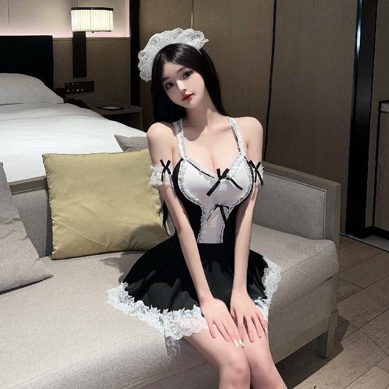 Lingerie Cosplay Uniform Seduction Bedding Maid Suit Maid