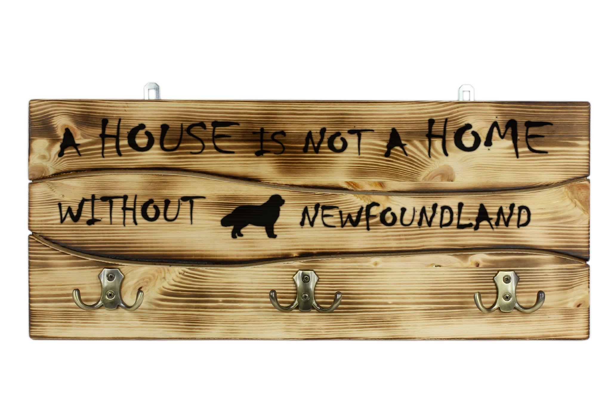 

Newfoundland, Newfs, Newfies - clothes hanger with a dog, medal display, home decoration from the Art-Dog brand