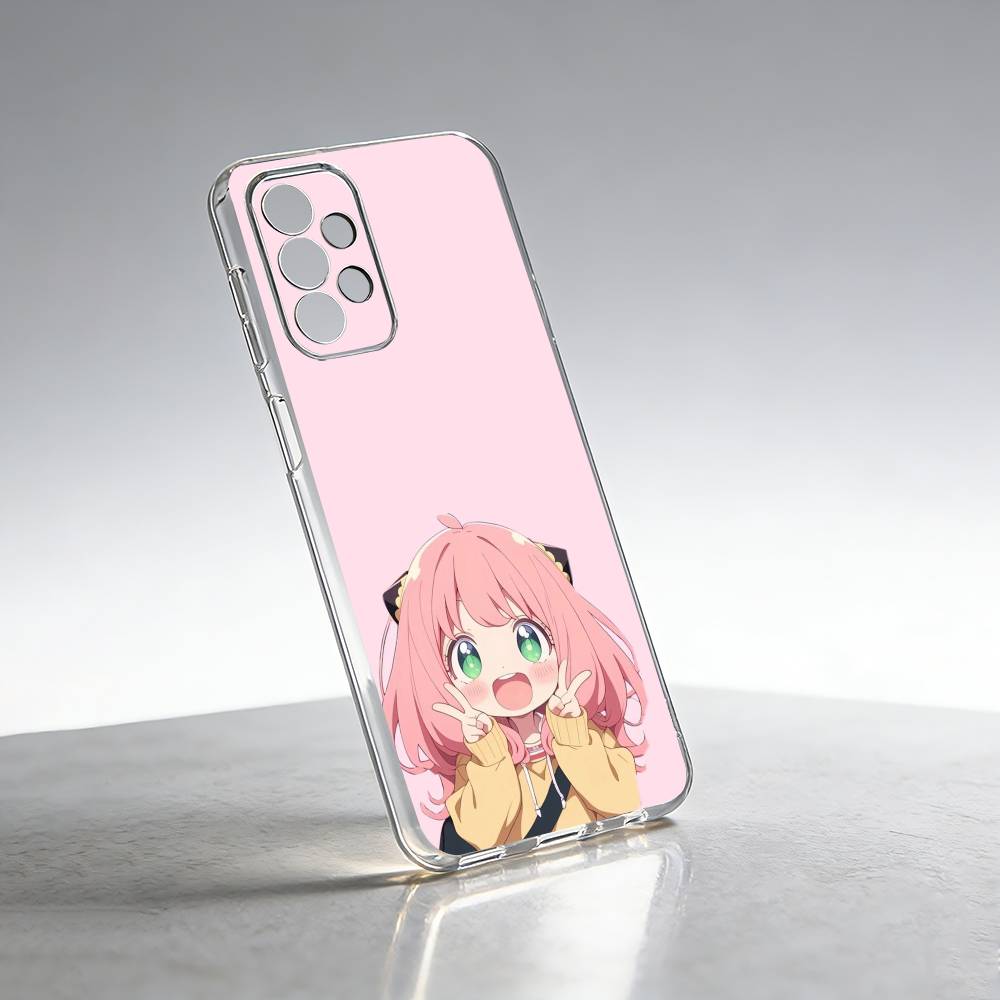 S-Spy Family-y Anya Forger-R Phone Case For Samsung S25,S24,S21,S22,S23,S30,Ultra,S20,Plus,Fe Transparent Cover