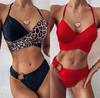 Damen Bademode Sexy Bikini Set Damen Bademode Hoch taillierter Bikini