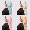 Polyester Womens Arc Hat With Double Tail Headscarf For Casual Travel