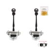 EDP1237-1 2 Pieces Rear Door Hinge Stop Check Strap Limiter 42467901 for Vauxhall Opel Mokka A J13 2013-2020