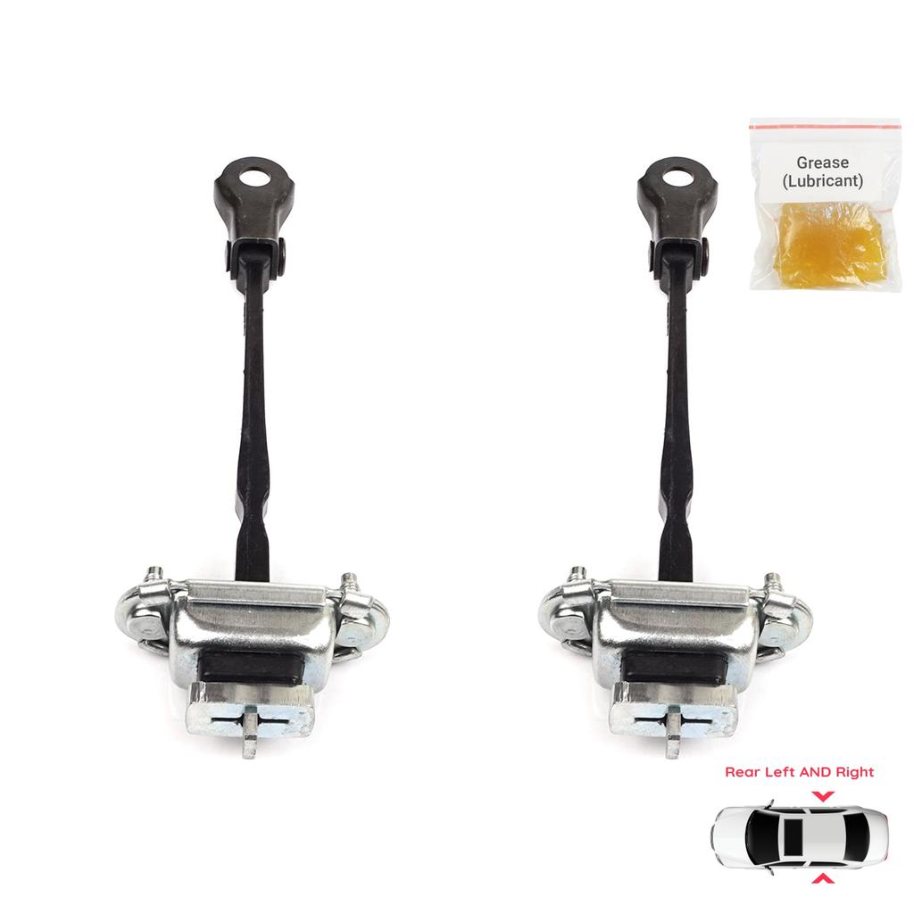 EDP1237-1 2 Pieces Rear Door Hinge Stop Check Strap Limiter 42467901 for Vauxhall Opel Mokka A J13 2013-2020