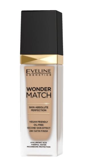 Eveline Wonder Match Foundation, Shade 30 Cool Beige, 30 ml