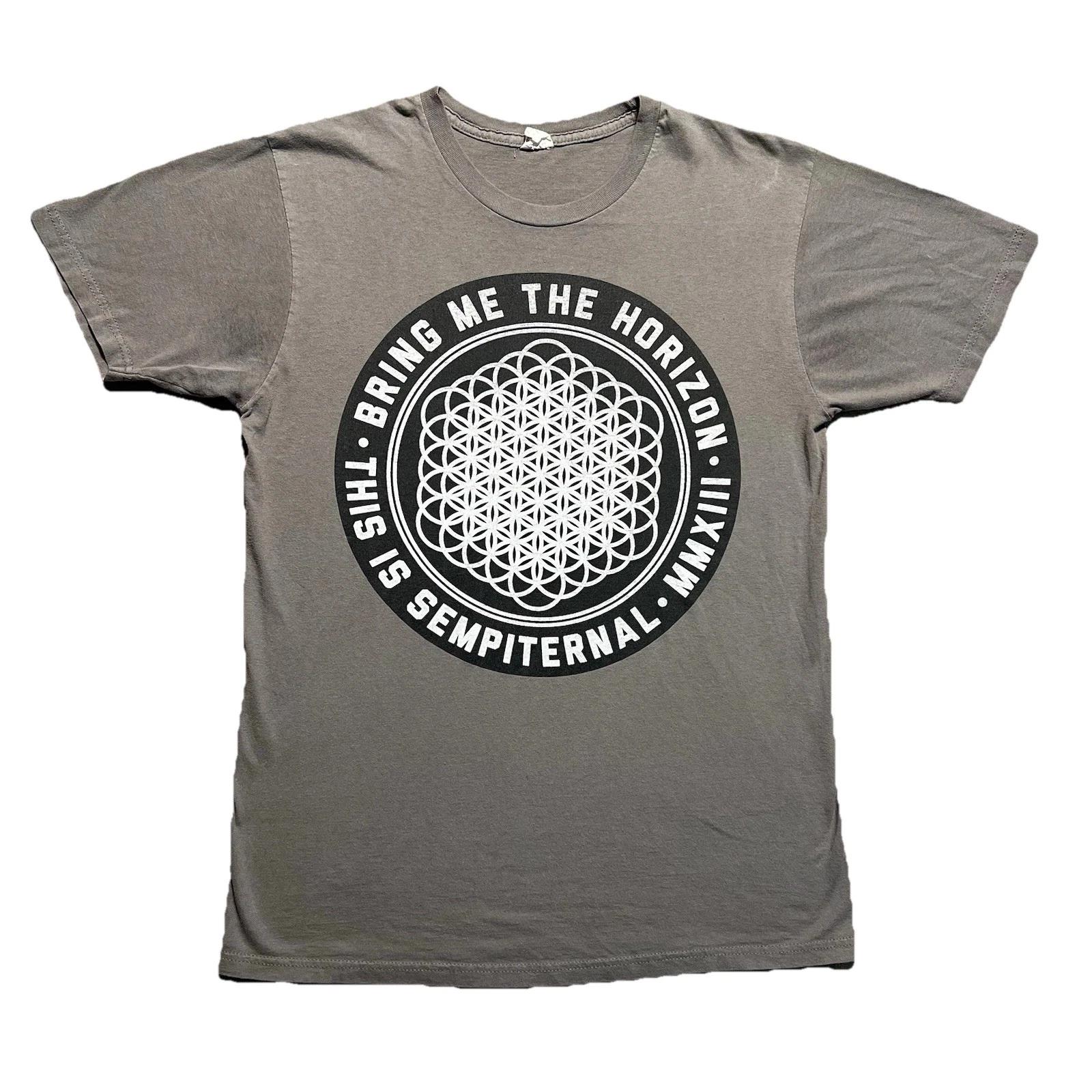 Bring Me The Horizon T Shirt Mens L Sempiternal Flower Of Life Graphic Band Tee XL