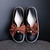 [2025] 2025 Bow Women's Flat-soled Single Shoes Wear Two Casual Soft-soled Shoes with One Pedal