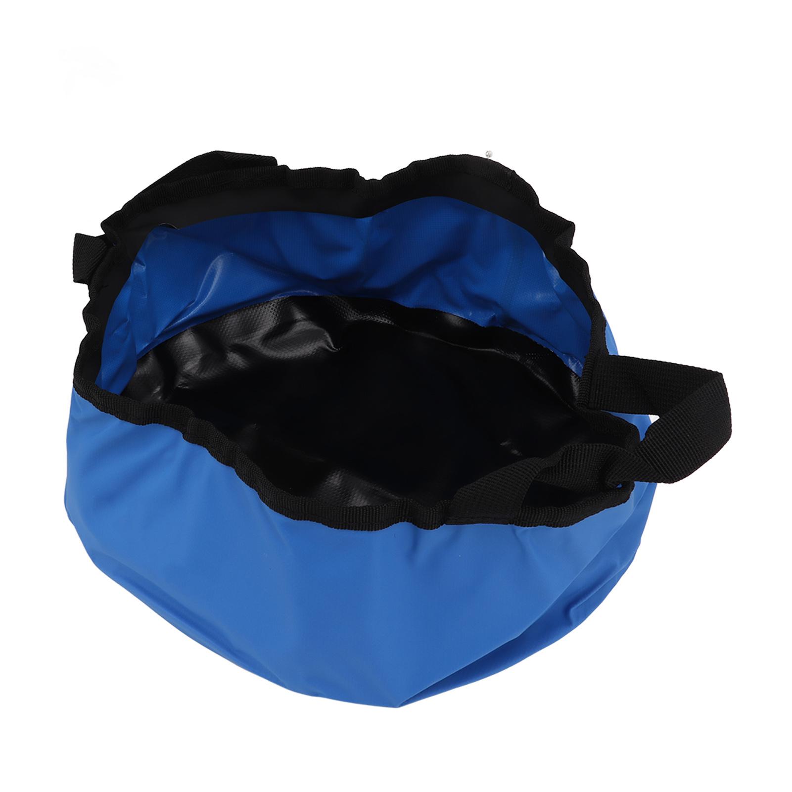 

Складное ведро с ручкой Легкий складной контейнер для воды Утолщенный ПВХ Таз для мытья для кемпинга, походов