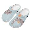Trendy Printed EVA Clogs Adult Unisex Breathable Lightweight Slip On Casual Footwear Soft Sole Summer Sandals Daily Walking