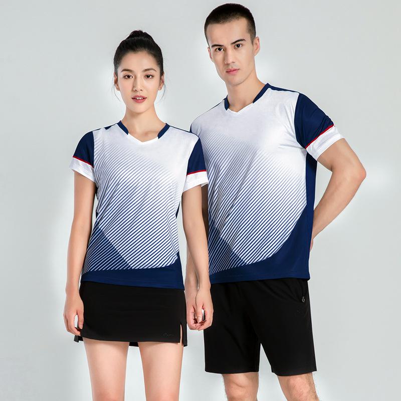 

Мужской и женский быстросохнущий летний спортивный костюм - Двойка для настольного тенниса и бадминтона, с возможностью нанесения логотипа 3XL