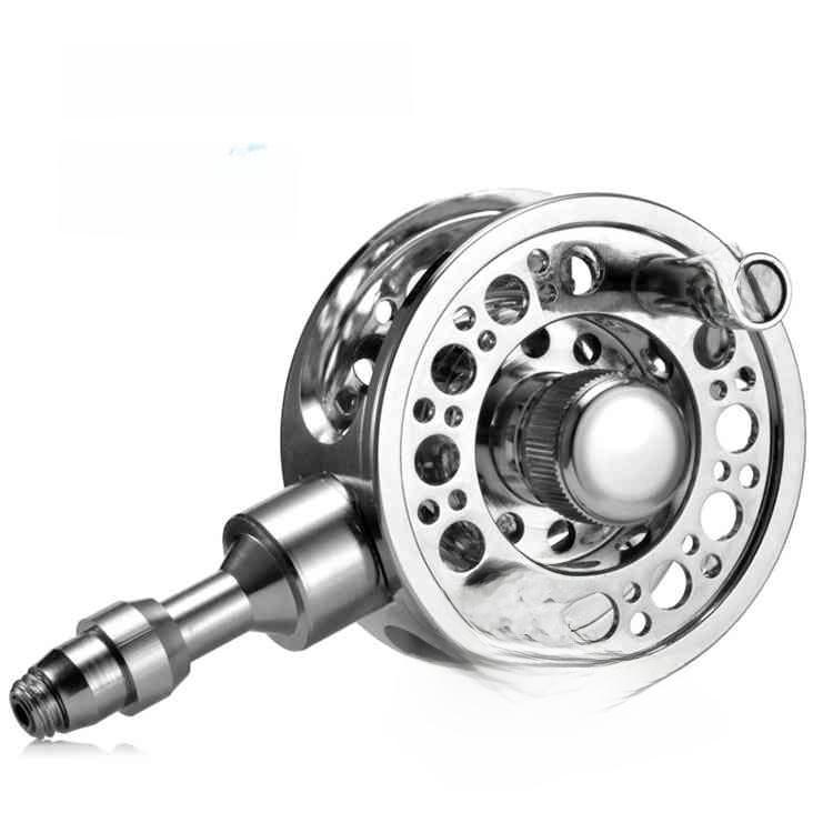 

Катушка для рыбалки из алюминиевого сплава и металла, ручная удочка, внутренняя намотка с функцией фрикциона, походное снаряжение для путешествий