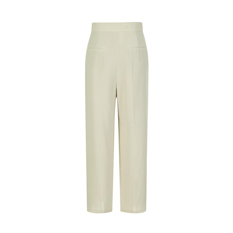 SOUP One-Pleat Straight Fit Slacks (Sy5Lp8F)