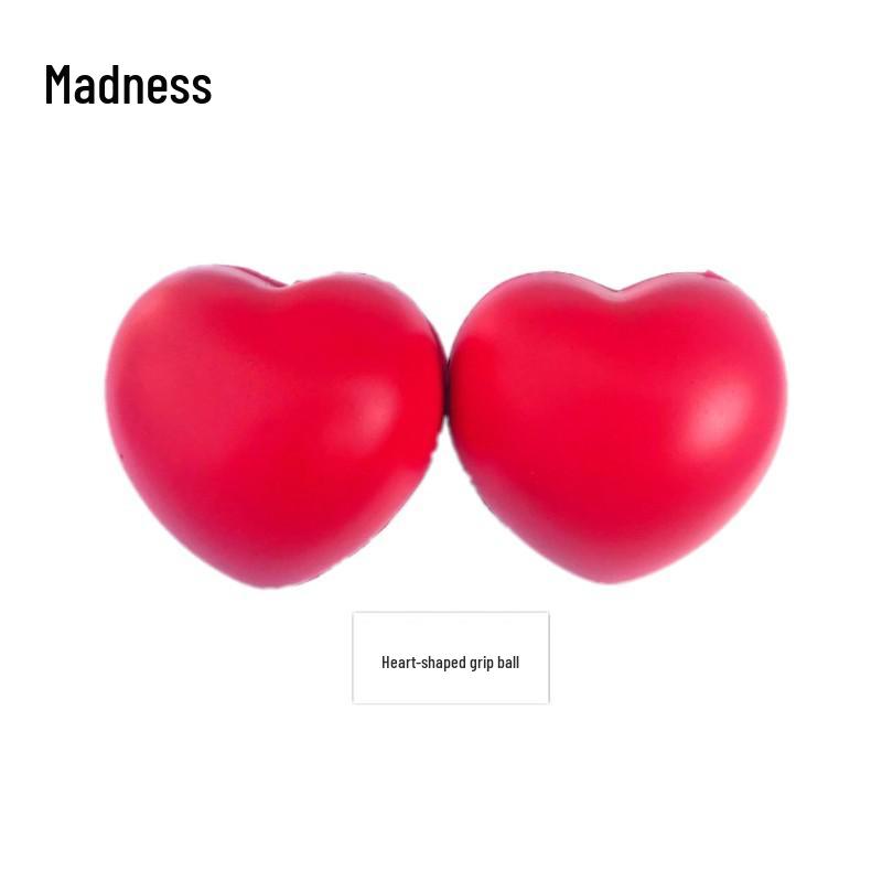 Heart-Shaped PU Grip Strength Ball for Rehabilitation and Finger Muscle Training