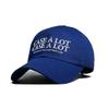 CASE A LOT Slogon Logo Ball Cap - Blue
