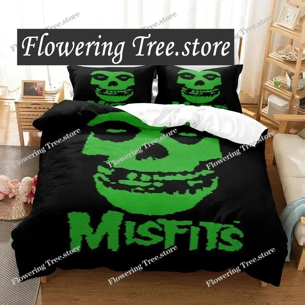 Nieuw The Misfits Glenn Danzig Beddengoed Set Eenpersoons Twin Volledig Queen King Size Bed Set Volwassene Kind Slaapkamer Dekbedovertrek Sets 3D schedel