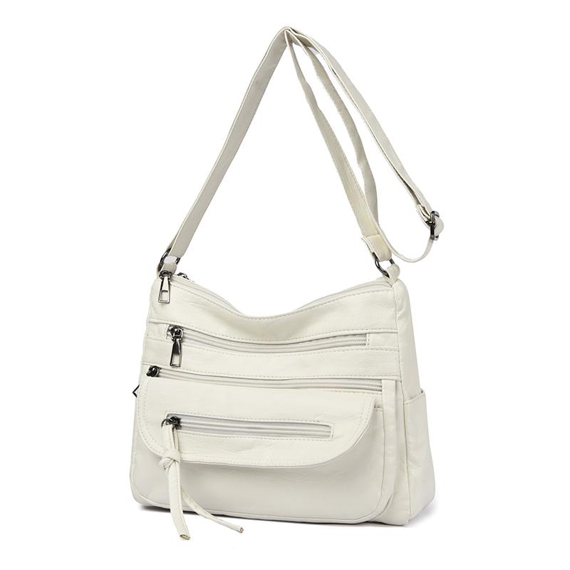 Women's Shoulder Bag Middle-aged Mom Bag Multi-pocket Shoulder Bag Lightweight Crossbody Bag