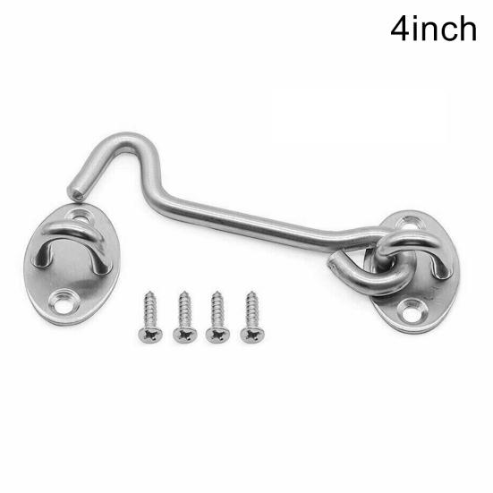 

Крючок для кабины из нержавеющей стали, оконная пряжка, дверные защелки, бесшумный держатель 4Inch