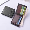 Men's Large Capacity Carbon Fiber Trifold Wallet - Multifunctional Business Card Holder