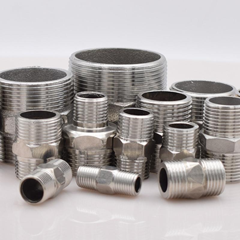 Bathroom Shower Extender Stainless Steel Shower Hose Extension Pipe Universal Hose Extender Coupler Plumbing Fittings