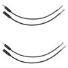 2Pcs 2.5Mm 3.5Mm 1/8'' Mono Stereo Male Female Plug Jack Connector 2/3/4Pin Aux Extension Wire Diy Audio Earphone Mic Repair