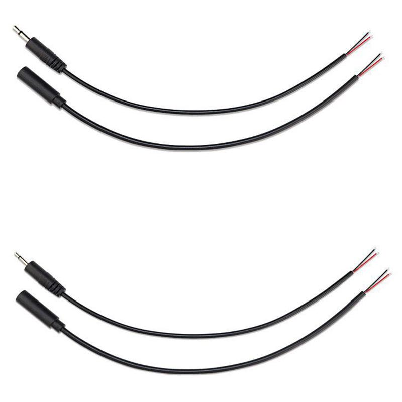 2Pcs 2.5Mm 3.5Mm 1/8'' Mono Stereo Male Female Plug Jack Connector 2/3/4Pin Aux Extension Wire Diy Audio Earphone Mic Repair