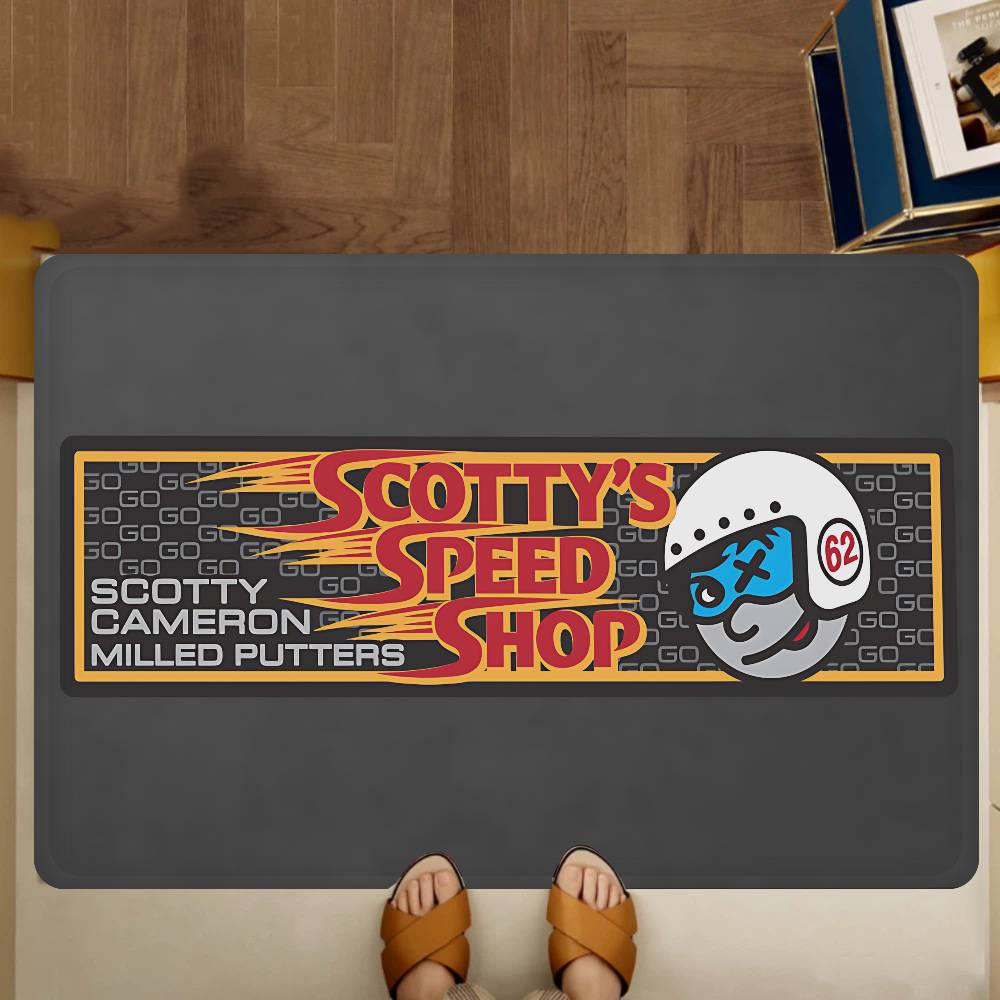 S-Scotty Logo C-Cameron Floor Mat Rectangle Anti-slip Home Soft Badmat Front Door Indoor Outdoor Mat Hotel Decor Mat