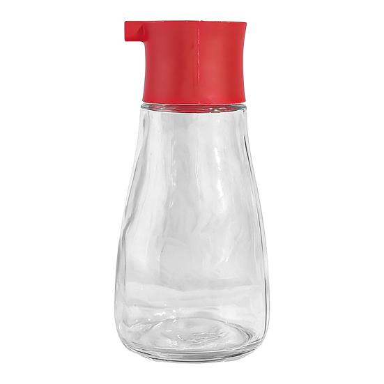Glass Oil Vinegar Dispenser with No-Drip Pour Spout 150ml Clear Oil Sprayer for Soy Sauce Cooking Oil Easy-Fill Wide Mouth Kitchen Tool for Salads