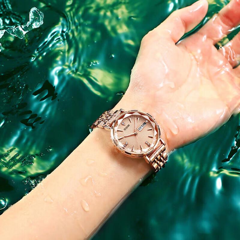 DOM Luxe Kwarts Horloge voor Dames