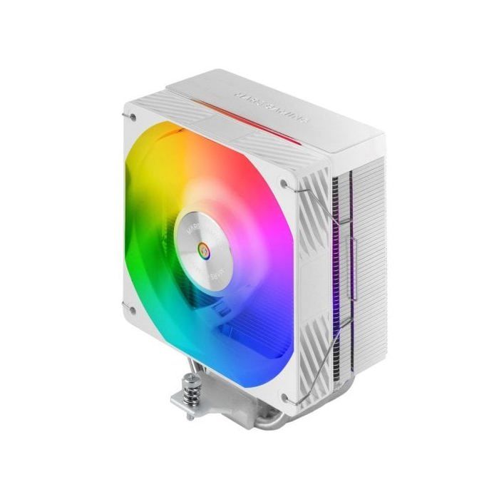 Mars Gaming Mcpu-x4argb Dissipador Cpu 220w Tdp 4x Heatpipes Hct Ventilador Pwm Argb 120mm Branco