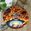 1pc Naruto  Carpet, Round Rug, Comfortable, Suitable for Entryways, Living Rooms, Office, And Bedrooms, Christmas Decoration