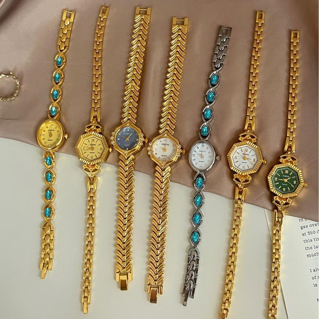 Chiste Vintage Chain Exquisite Niche Fashion Women'S Watch Watch Women'S Wheat Ear Strap Simple Dial