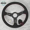 13inch JDM Universal Leather Steering Wheel Modified Car Sports Racing Steering Wheel