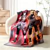 Naruto Blanket Flannel Blanket Soft Cozy Plush Throw for Sofa Bed Lightweight Home Decor