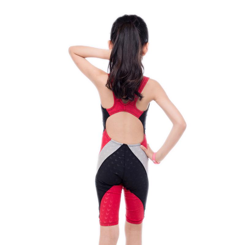 Hongxing Baiya Girls' Shark One-Piece Quick-Dry Swimwear – Professional Competition Swimsuit