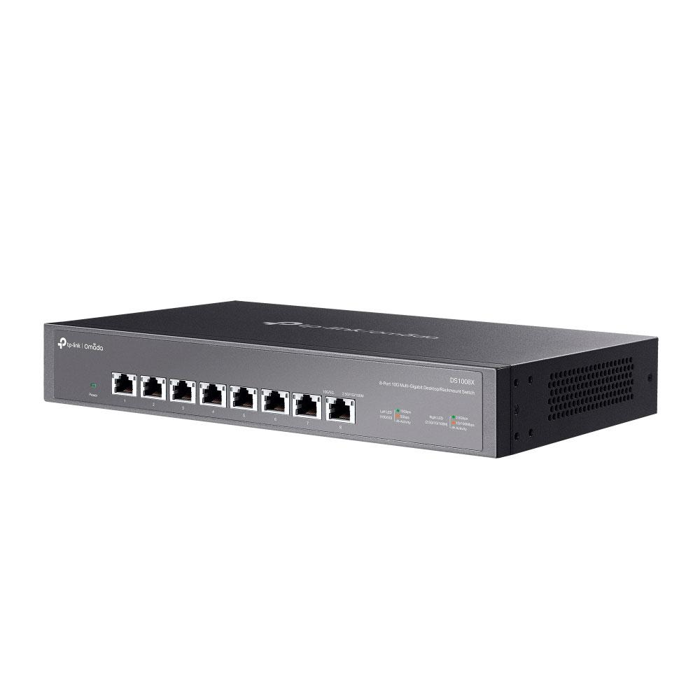 TP-Link Omada DS1008X unmanaged switch 8-Port 10G Multi-Gigabit Black