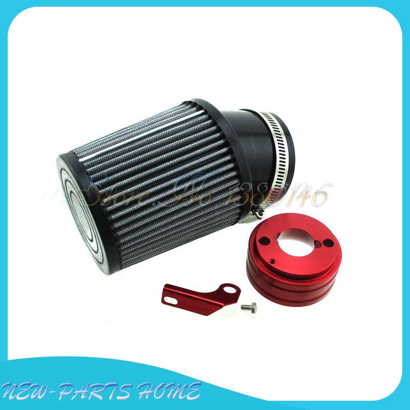 62mm Luftfilter & Adapter-Kit für 6,5 PS Honda Clone GX160 GX200 Go-Kart
