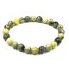 8mm Natural Serpentine B Gemstone Round Beads Unisex Designer Bracelet 7.5" For Valentine's Gift RBB-49