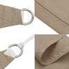 Vidaxl Kwadratowy Żagiel Ogrodowy, Tkanina Oxford, 3,6X3,6 M, Taupe