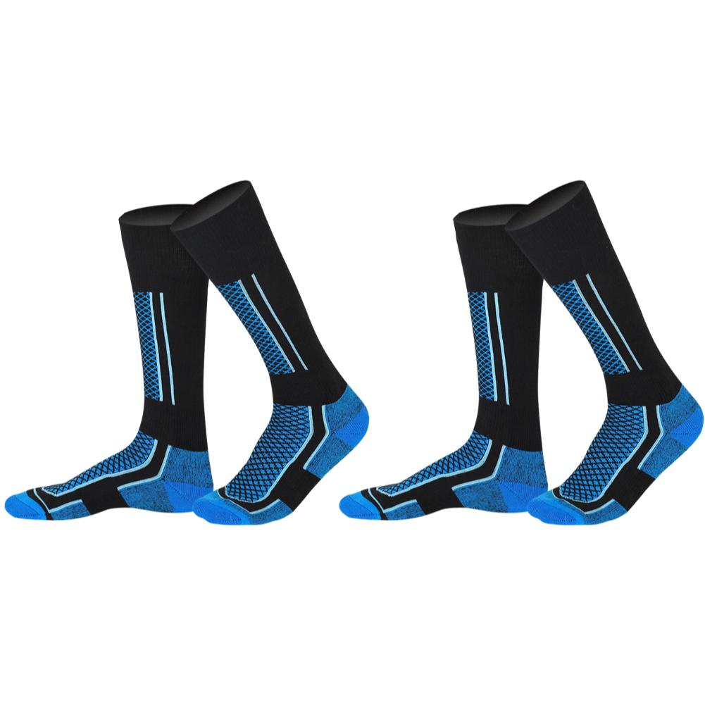1-5Pairs Winter Warm Ski Socks Anti-slip Thickened Breathable Compression Snowboard Socks Thermal Knee High Hiking Skiing Socks