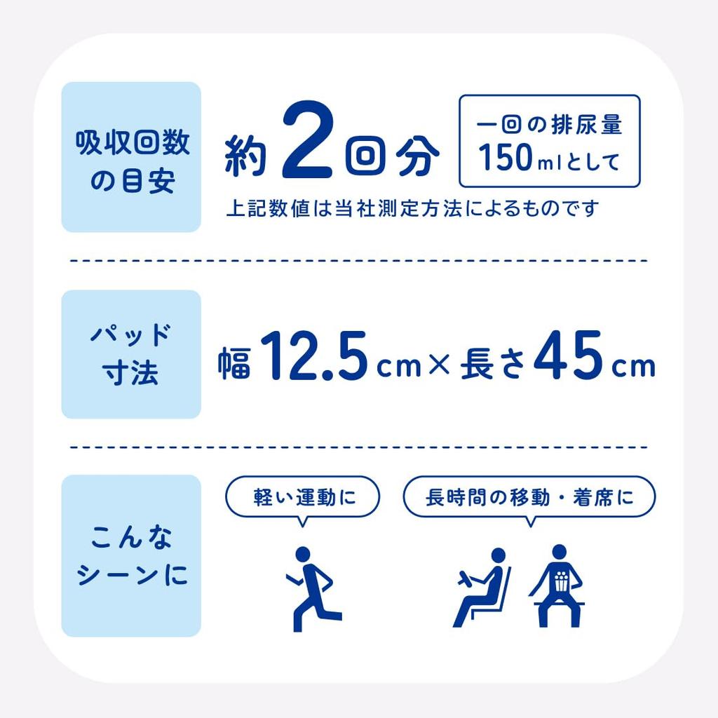 Attends Urine Absorbent Pads for Disposable Double 24 Underwear Feeling Pads Pants, Absorption, Pads,