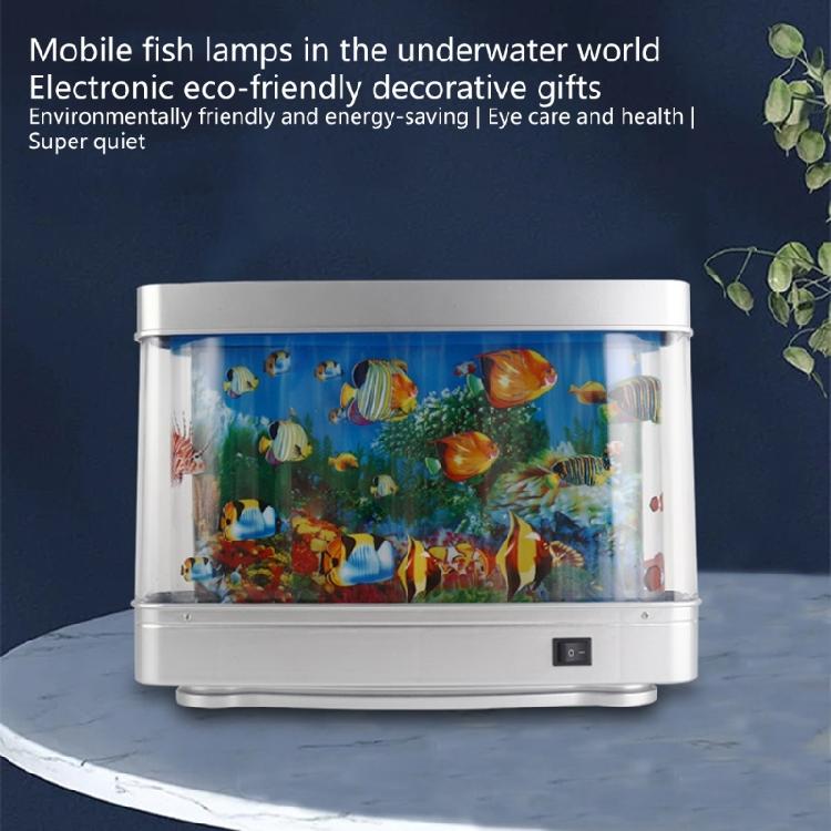 Ocean Themed LED Fish Light Compact And Easy To Use Aquarium Decors For Kids' Room And Parties