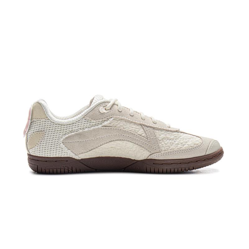 Li Ning Tyakasha X  Table Tennis Collaboration Series Comfortable Durable Non-Slip Low-Top Casual Shoes Unisex Casual Shoes Off-White AZGV153-1