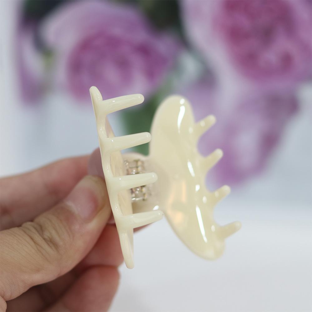 Korean Wild Girls Women Fashion Medium Barrette Hair Claw Hairpin Acrylic