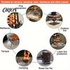 Foldable Fireproof Mat Outdoor Fiberglass Mat, Heat-Resistant Flame Retardant Heat Resistant Pad, Grill BBQ Firepit Fireplace Blanket