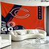 Chicago Bears Wall Tapestry Aesthetic Wall Hanging Printed Fabric Blanket Decorative Tapestries for Bedroom Living Room Home Decor