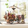 ROBOTIME 3D Wooden Puzzle, Blossom Cart, DIY Assembly Kit, Summer Vacation Craft Kit, Perfect Gift for Adults and Kids, Time Killer, Relaxing Time,